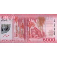 Банкнота Чили 5000 песо 2012