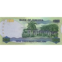 Банкнота Ямайка 1000 долларов 2003-08