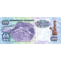 Банкнота Ангола 500 кванза 1991