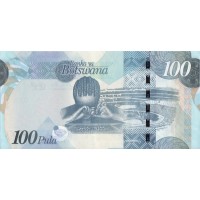 Банкнота Ботсвана 100 пула 2010