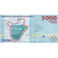 Банкнота Бурунди 5000 франков 2015