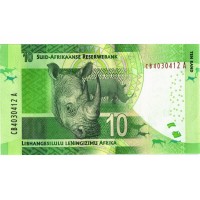 Банкнота Южная Африка 10 рандов 2014
