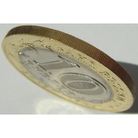 Монета 10 рублей 2016 Великие Луки брак гурта