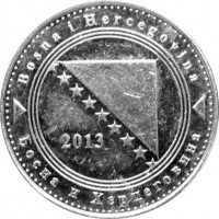 Монета Босния и Герцеговина 5 фенингов 2013