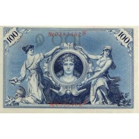 Банкнота Германия 100 марок 1908