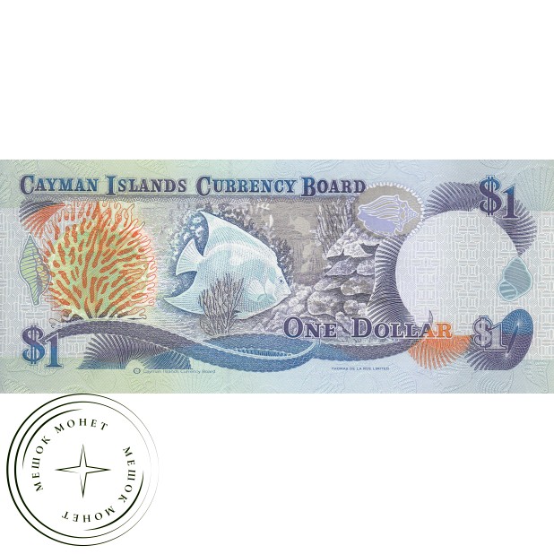 Каймановы острова 1 доллар 1996