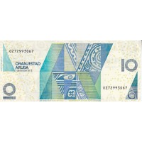 Банкнота Аруба 10 флоринов 2012