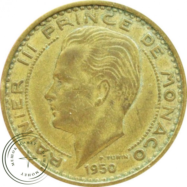 Монако 50 франков 1950