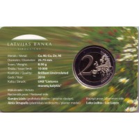 Монета Латвия 2 евро 2016 Корова (Буклет)