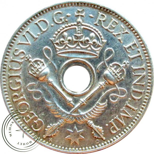 Британская Новая Гвинея 1 шиллинг 1938