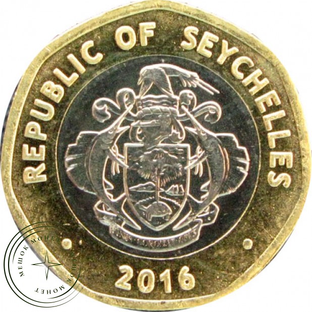 Сейшелы 10 рупий 2016