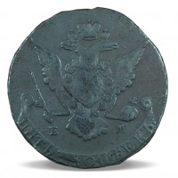 Монета 5 копеек 1769 ЕМ