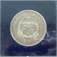 Монета Самоа и Сисифо 1 тала 1969