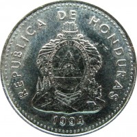 Монета Гондурас 50 сентаво 1994 ФАО