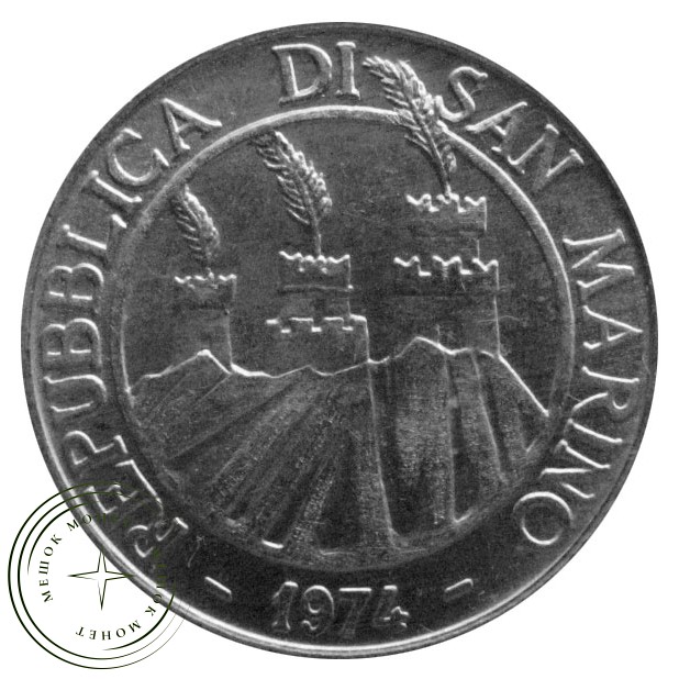 Сан-Марино 10 лир 1974 ФАО