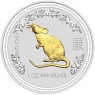 Австралия 1 доллар 2007 Год Крысы 2008