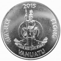 Монета Вануату 50 вату 2015