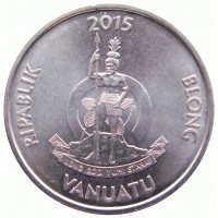 Монета Вануату 5 вату 2015