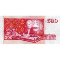 Банкнота Исландия 500 крон 2001