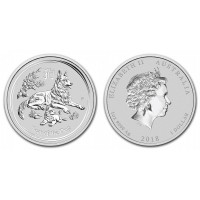 Монета Австралия 1 доллар 2018 Год Собаки