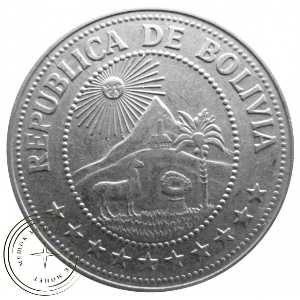 Боливия 5 песо боливано 1978