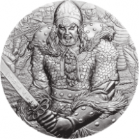 Монета Острова Кука 10 долларов 2017 Самурай Yi Soon Shin