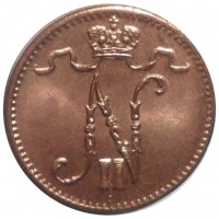 Монета 1 пенни 1916