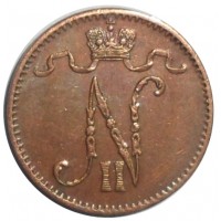 Монета 1 пенни 1905