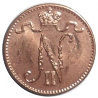 Монета 1 пенни 1911