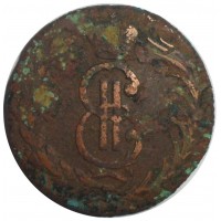 Монета 1 копейка 1768 КМ