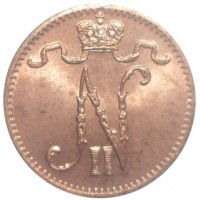 Монета 1 пенни 1914