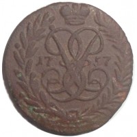 Монета Полушка 1757