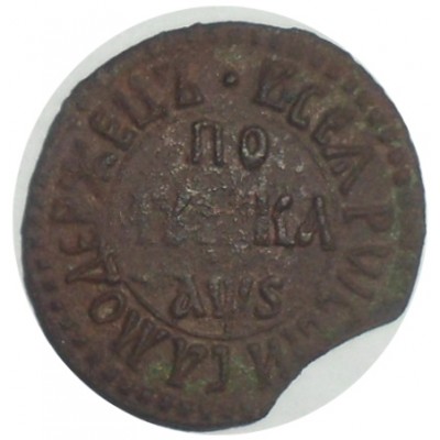 Монета Полушка 1706