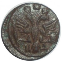 Монета Полушка 1719 ВРП НД