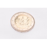 Монета Италия 2 евро 2018 70 лет конституции Итальянской Республики