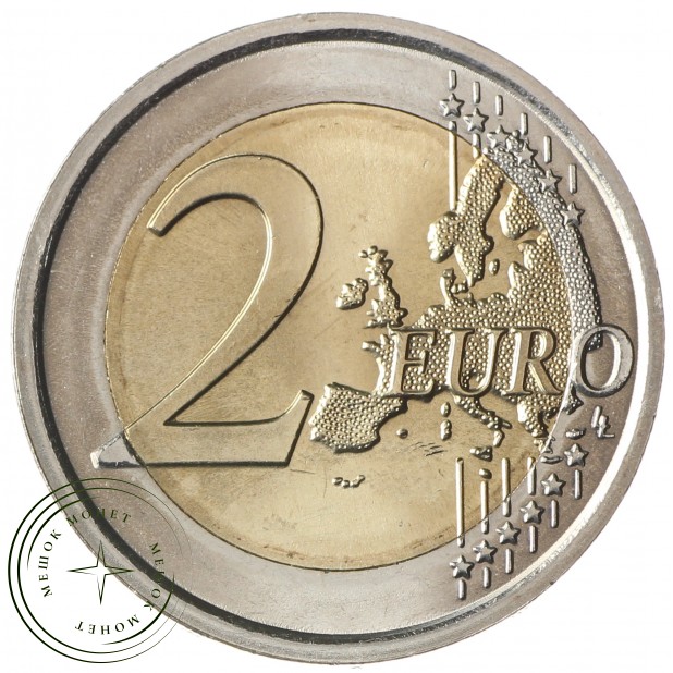 Италия 2 евро 2018 70 лет конституции Итальянской Республики