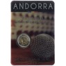Андорра 2 евро 2016 25 лет радио- и телевещания в Андорре (Буклет)