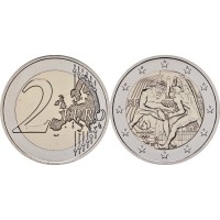 Монета Франция 2 евро 2024 Геркулес и борьба - Нотр-Дам (Буклет)