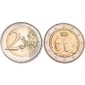 Люксембург 2 евро 2014 50 лет вступления на трон Великого Герцога Жана