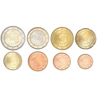 Эстония Годовой набор евро 2011 (8 шт)
