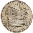 США 25 центов 2001 Кентуки