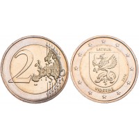 Монета Латвия 2 евро 2016 Видземе