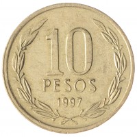 Чили 10 песо 1997