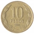 Чили 10 песо 1999