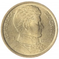 Монета Чили 10 песо 2003