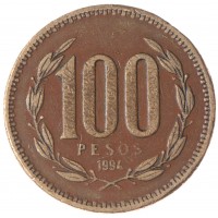 Чили 100 песо 1994