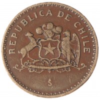 Монета Чили 100 песо 1994