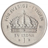 Швеция 1 крона 2007