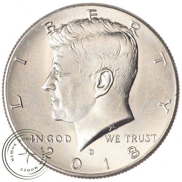 США 50 центов 2018 Kennedy Half Dollar D