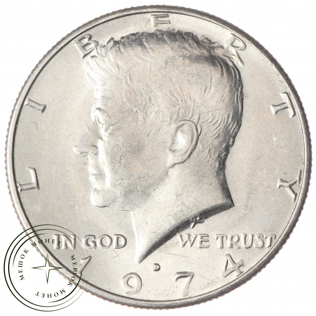 США 50 центов 1974 Kennedy Half Dollar D